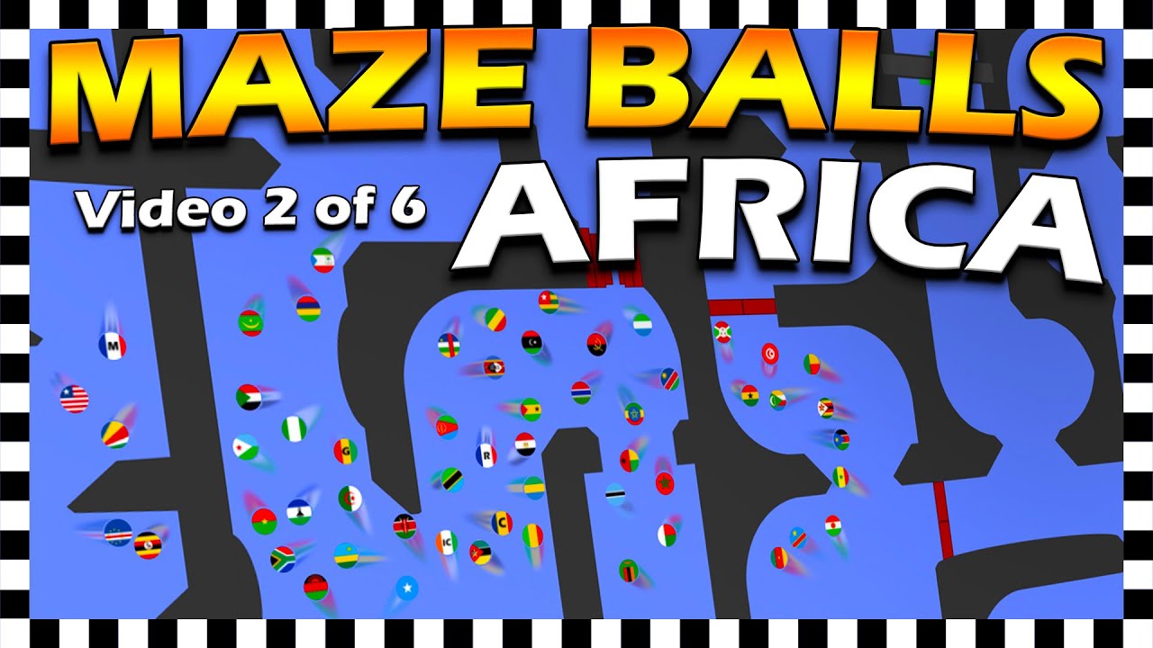 Country Maze Balls Africa - Marble Race