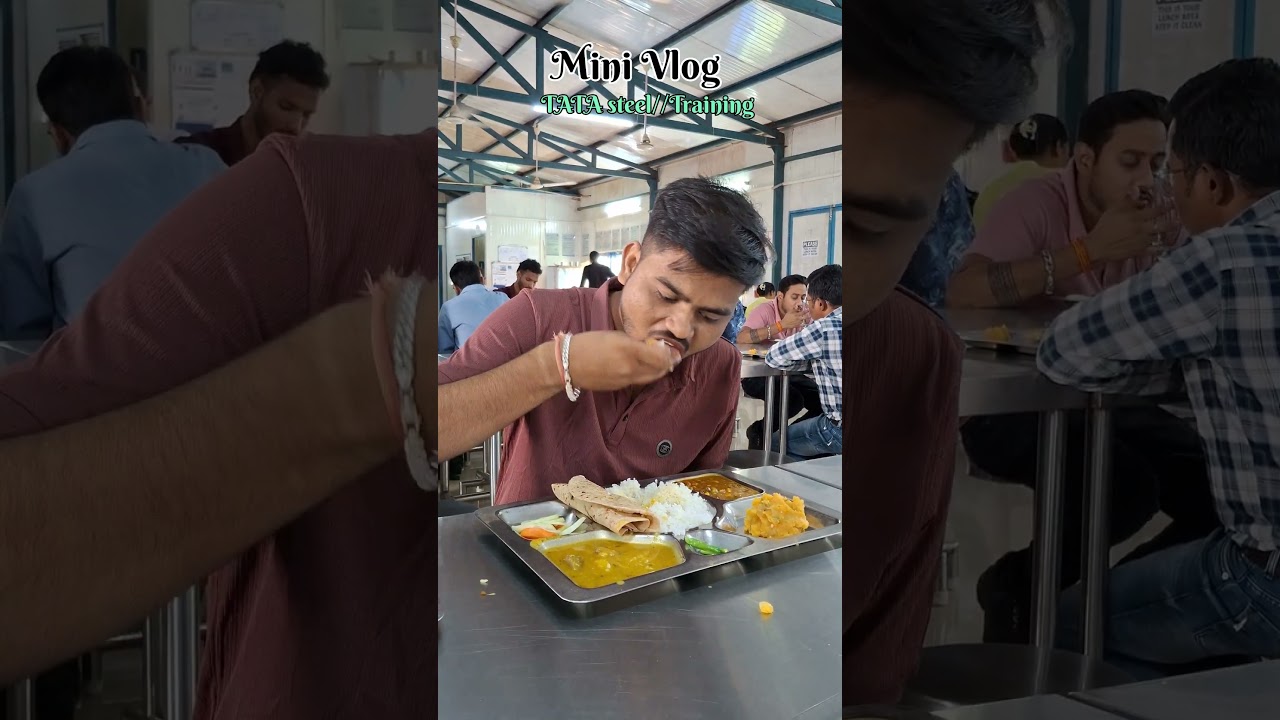 Mini vlog TATA steel Training 👨&zwj;🔬#odiavlog #minivlog #tatasteel #taining #job #eating