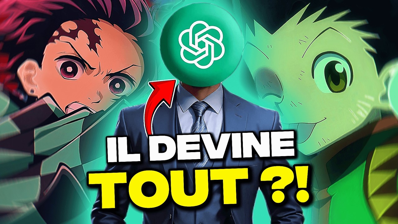 ChatGPT Devine des Animés… Avec Seulement 3 Mots !