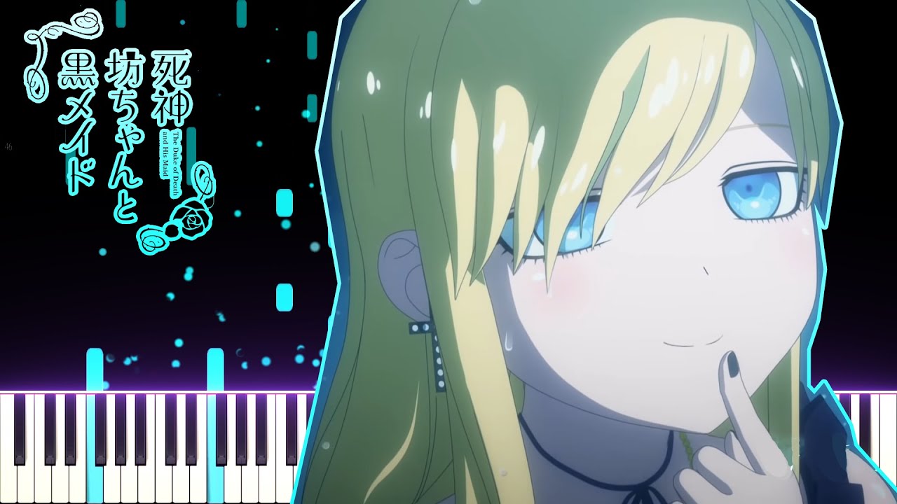 [FULL] The Duke of Death and His Maid OP - Mangetsu to Silhouette no Yoru [Piano Cover] (Synthesia)