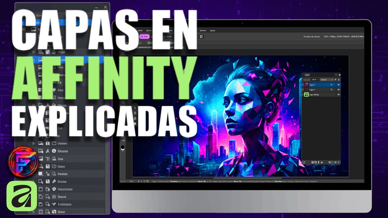 DOMINA LAS CAPAS en Affinity como un PRO 💥 Curso de Affinity