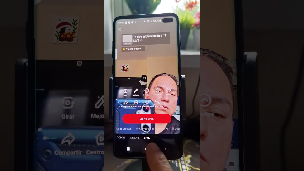 Como activar la pantalla verde en tu live en tiktok @romerotips #shortsvideo #tiktoktips #como