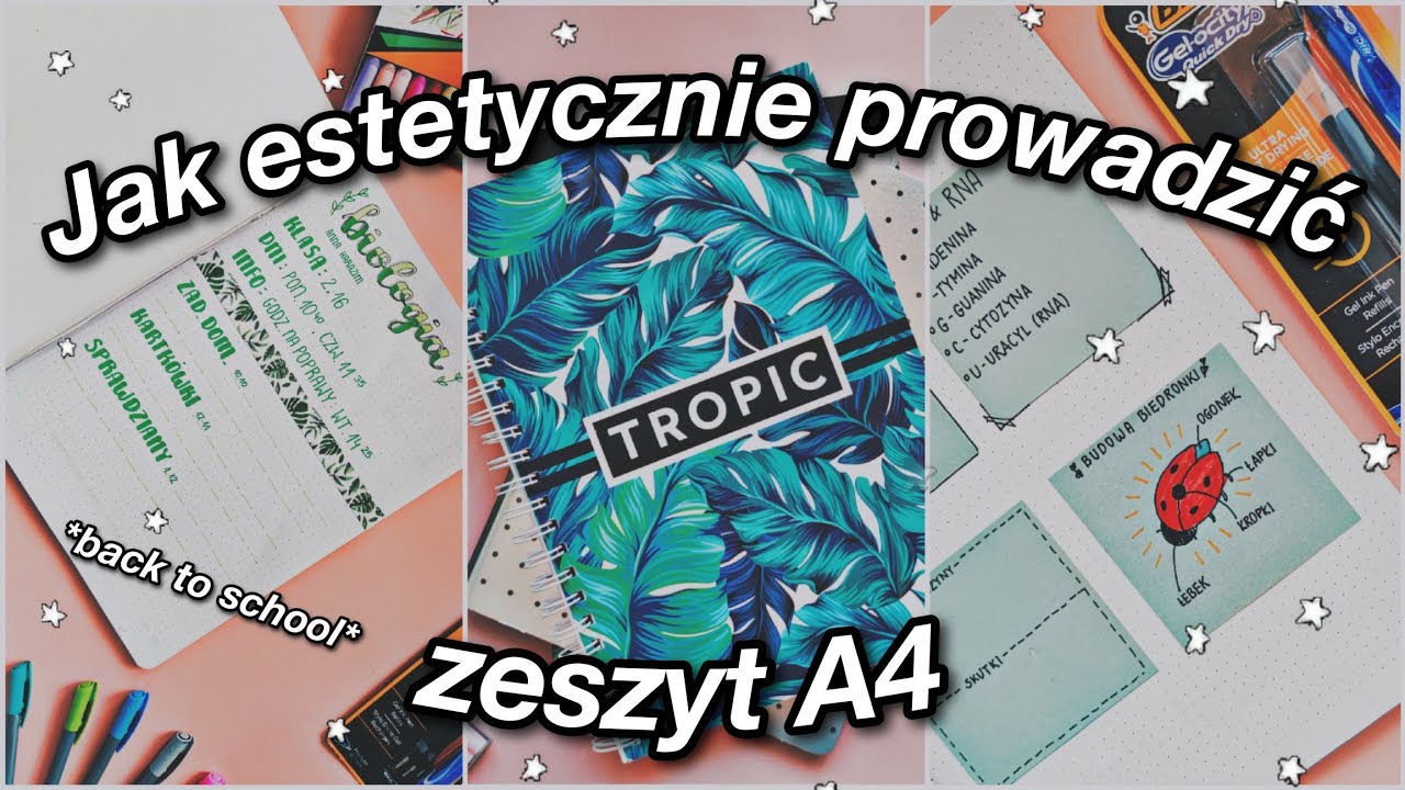 Jak prowadzić estetyczny, czytelny zeszyt A4? ✨📚 porady i triki #backtoschool
