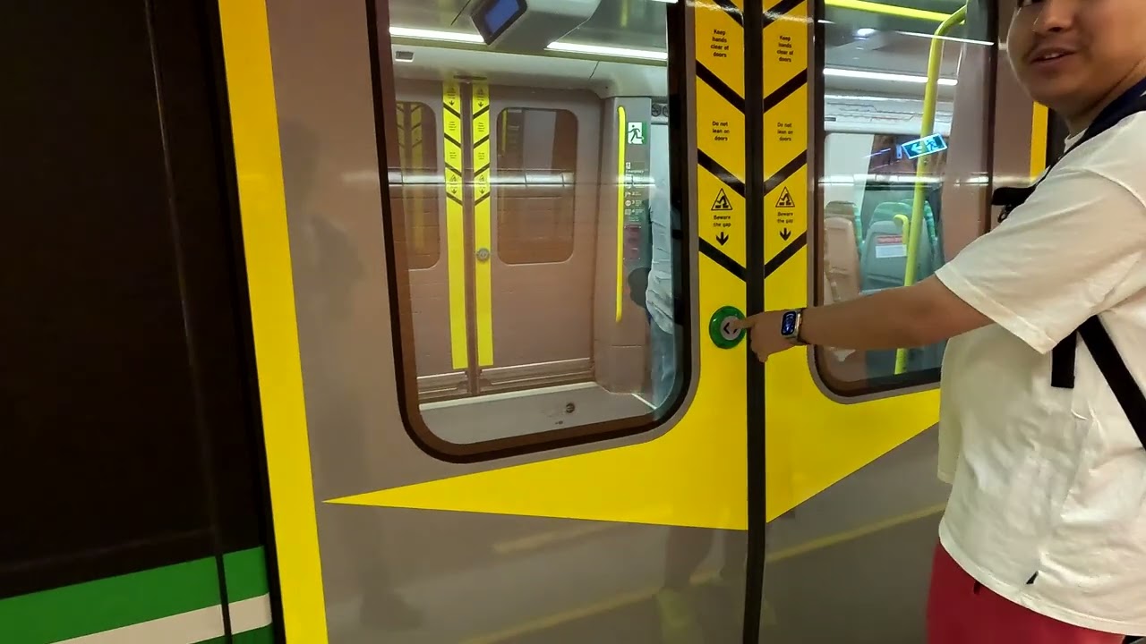 transperth C series arriving at perth underground