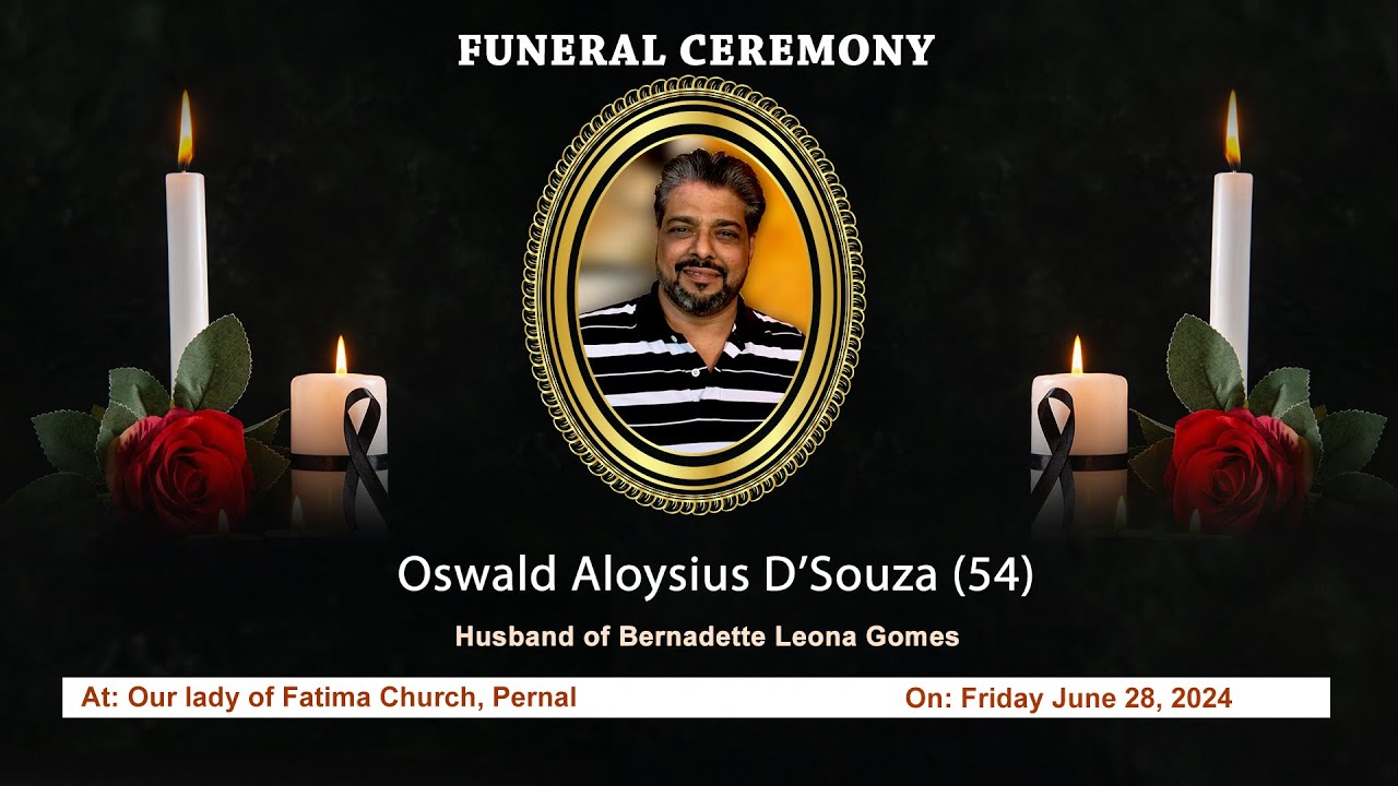 Final Journey of Oswald Aloysius D’Souza (54), Pernal, Udupi | Daijiworld Udupi