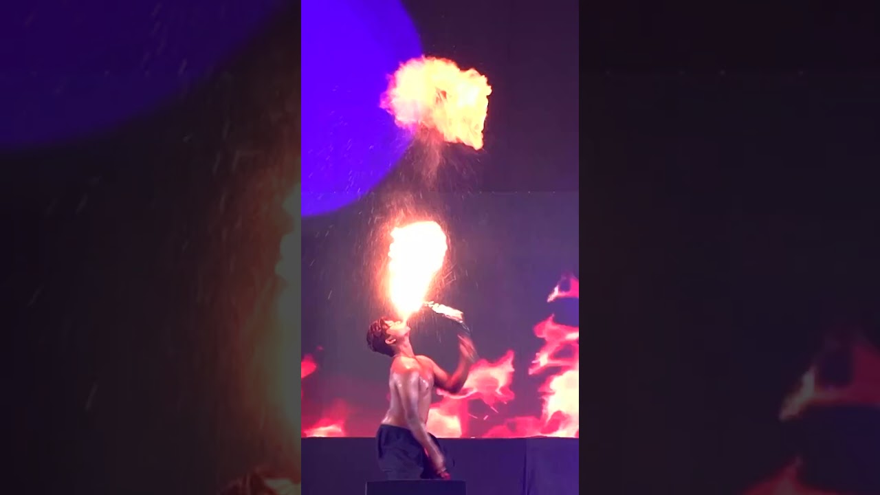 Amazing Fire stunts | fire breathing performance