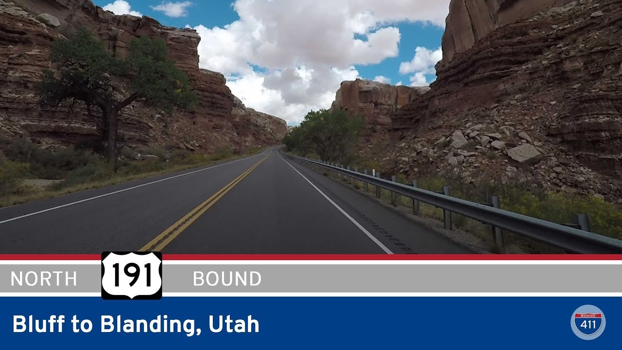US Highway 191 - Bluff to Blanding - Utah |  Drive America's Highways 🚙