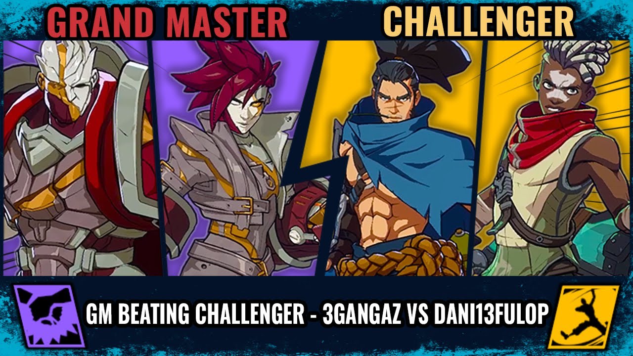 GM Beating Challenger - 3gangaz – [Grand Master] Vi Darius VS Yasuo Ekko [Challenger] | 2XKO