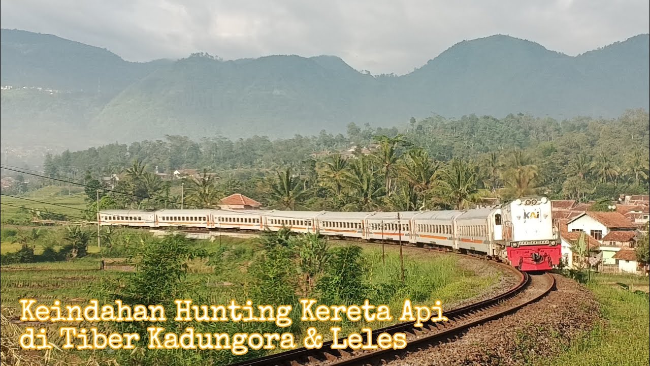 Keindahan Hunting Kereta Api di Tiber Kadungora, Garut