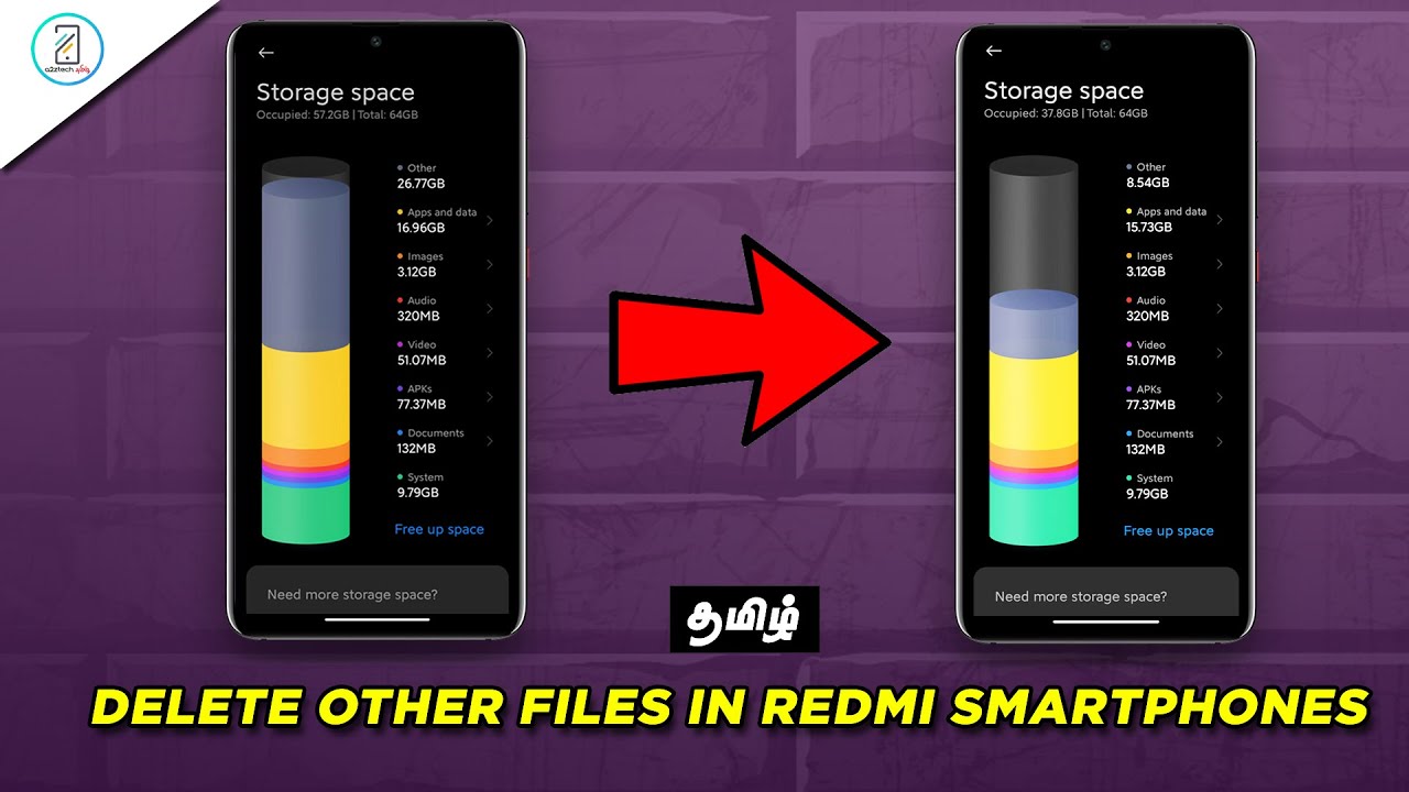 How To Delete Other Files in Redmi & Xioami Smartphones Tamil | Delete Other files in Mi Smartphone