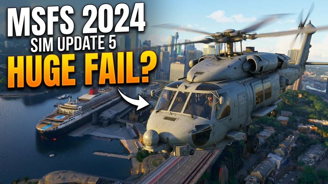 Вышло Sim Update 5 для MSFS 2024... Но стало ли на самом деле лучше?
