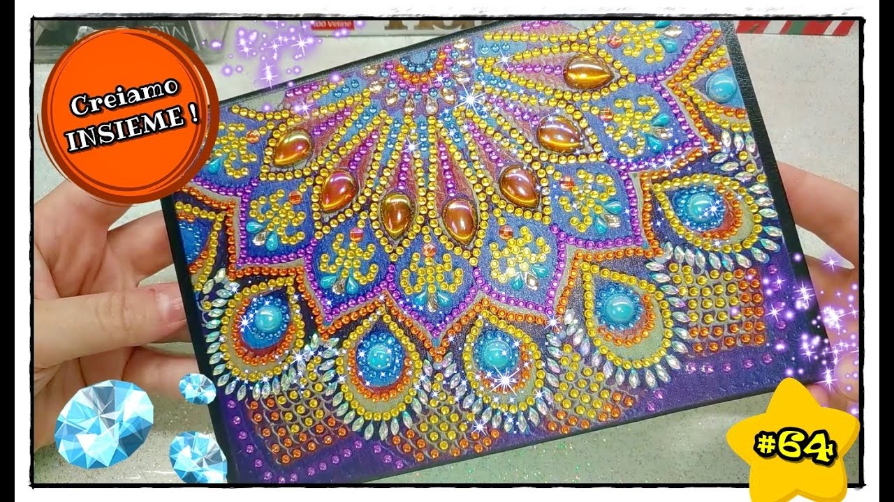 Realizzo un MANDALA in Diamond painting 5D con diamanti RHINESTONE! 📚💎 Creiamo insieme #64 🎨 C &bull; Art
