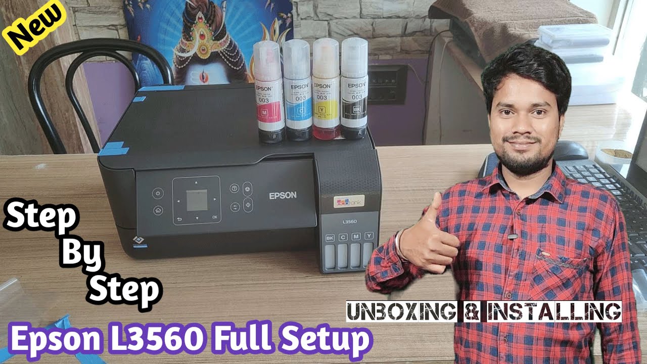 Epson L3560 Full Setup in Hindi | Epson L3560 installation | epson l3560 unboxing