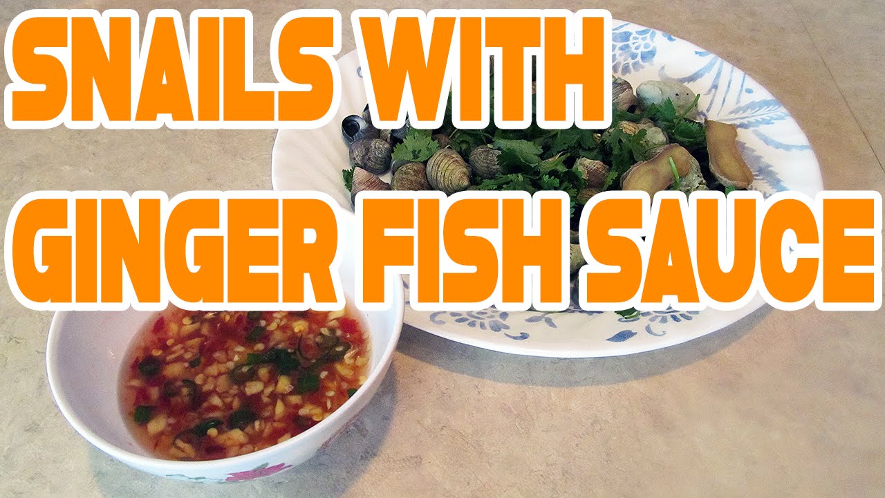 Sea Snails in Ginger Fish Sauce (Ốc Chấm Nước Mắm Gừng) Recipe
