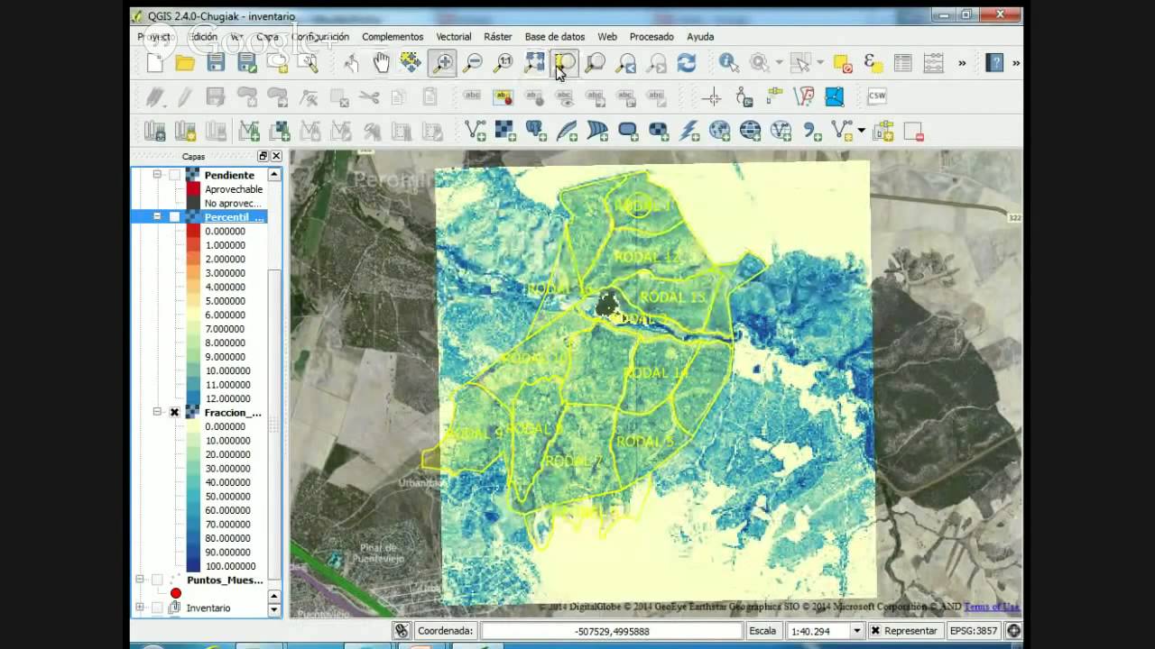 Ejemplo de un Inventario LiDAR en un encinar