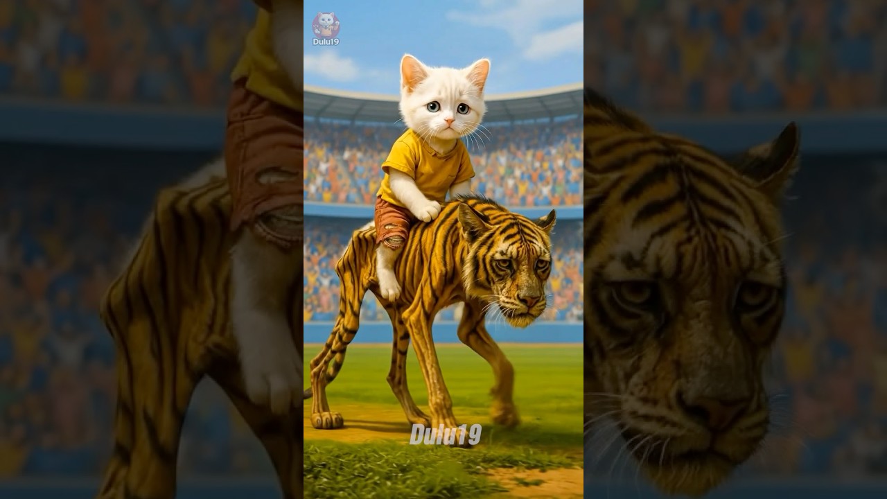 White Kitten & Skinny Tiger&rsquo;s Comeback | Tiger Race Season #dulu19 #cat
