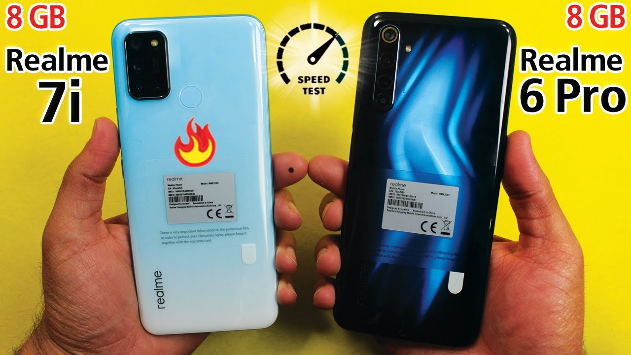 Realme 7i vs Realme 6 Pro - Speed Test & Comparison!