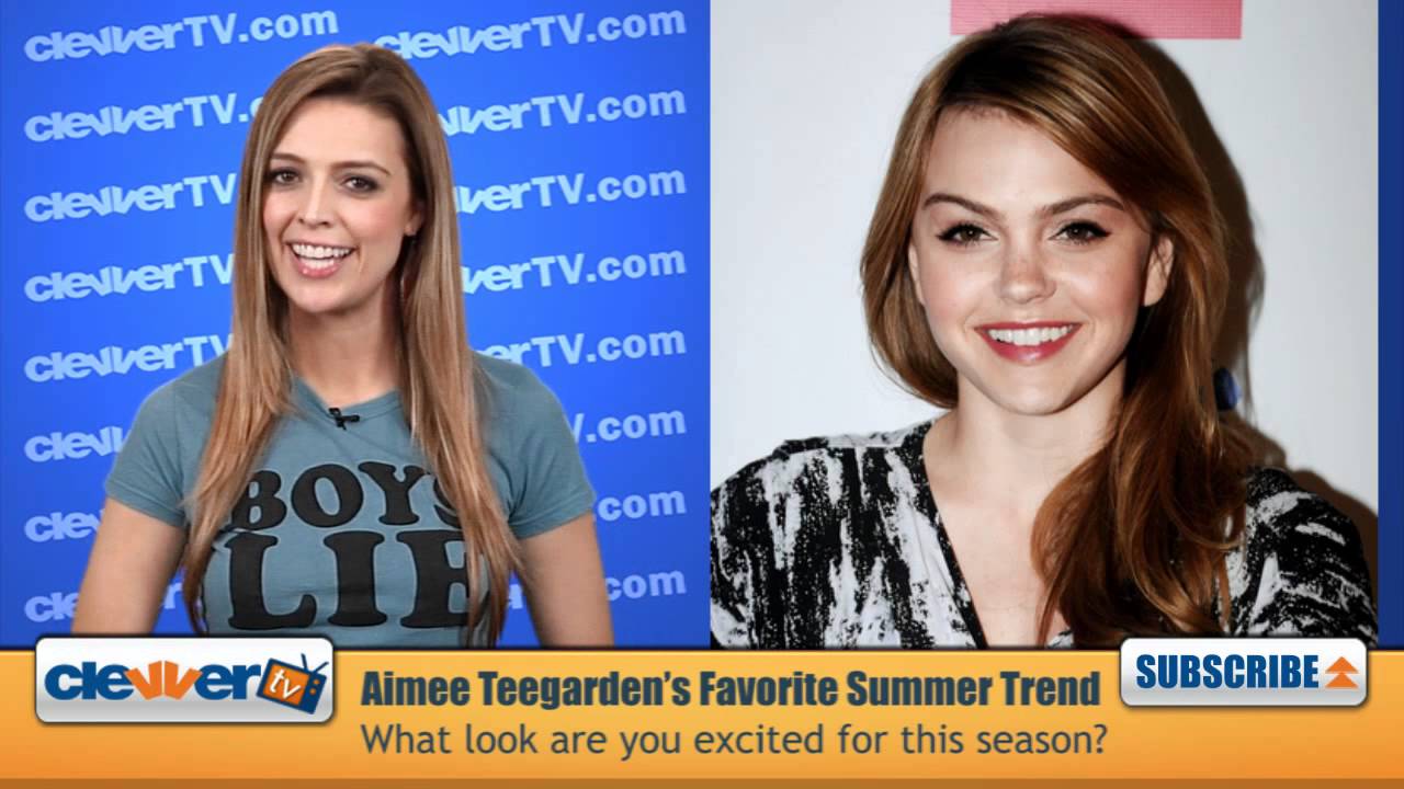 Aimee Teegarden Talks Favorite Summer Trends