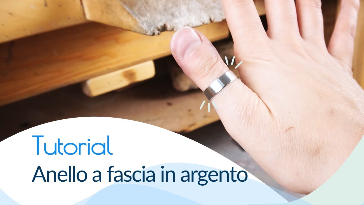 Anello a fascia in argento 925 - tutorial saldatura