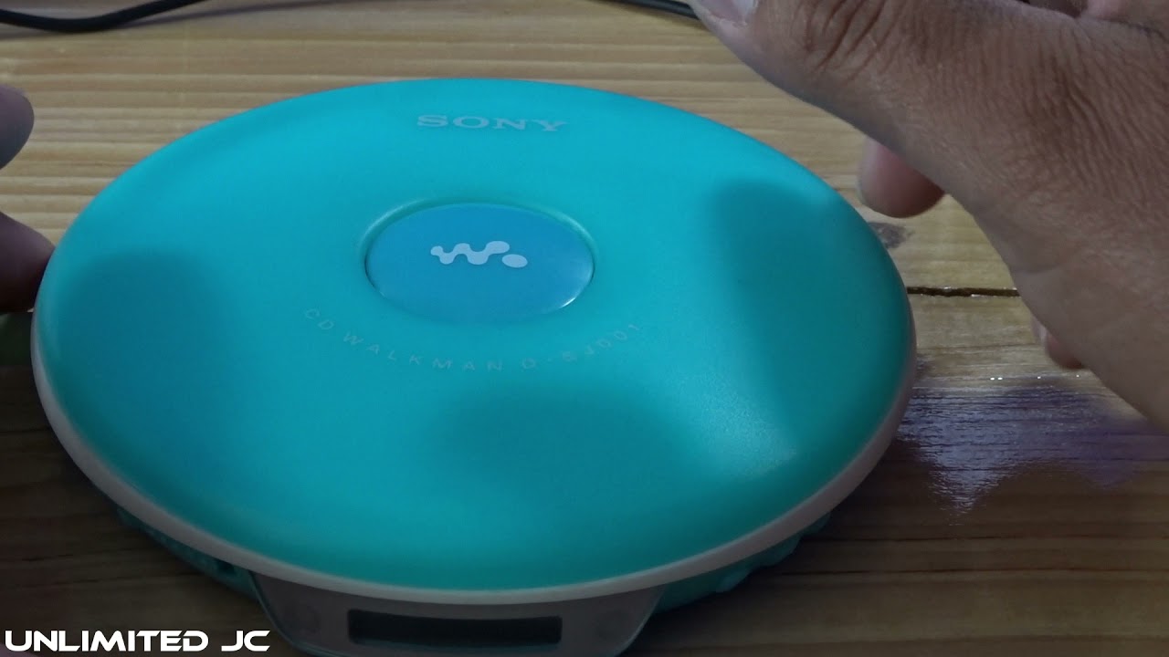 Discman Sony Walkman blue cd player portable