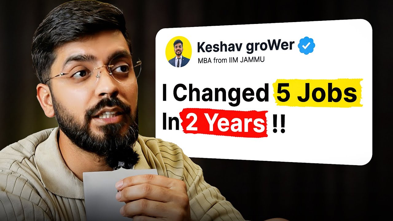 Why I changed 5 Jobs in 2 Years ➤ Life after IIM