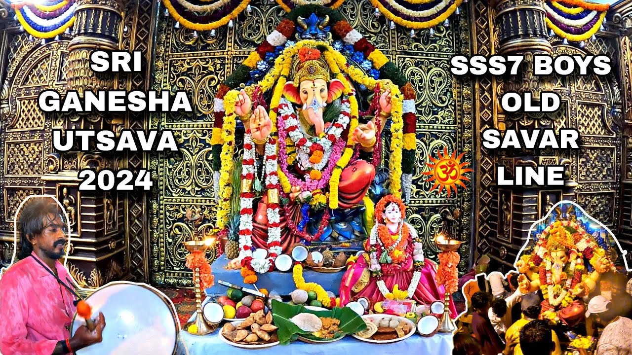 Sri Ganesha Utsava 2024 | Old Savar Line Youth Association SSS7 BOYS | Sheshadripuram Bangalore