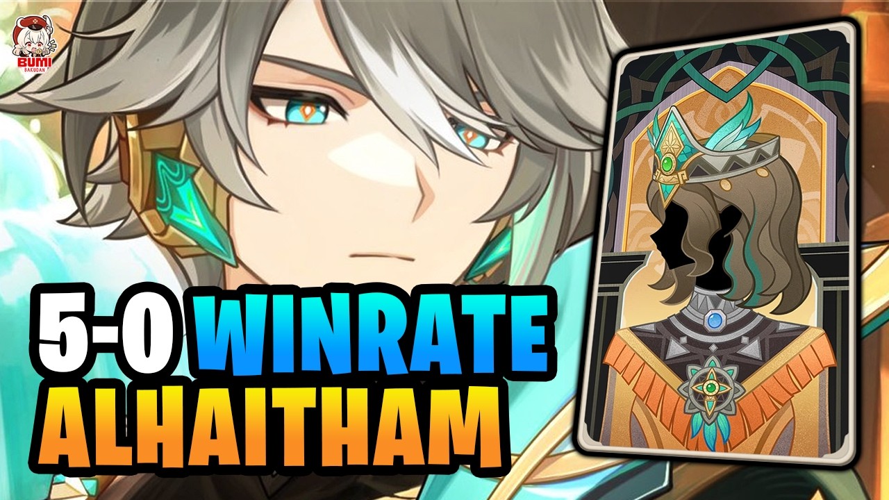 Мой процент побед 5-0 в метагейме Alhaitham Burning | Genshin TCG