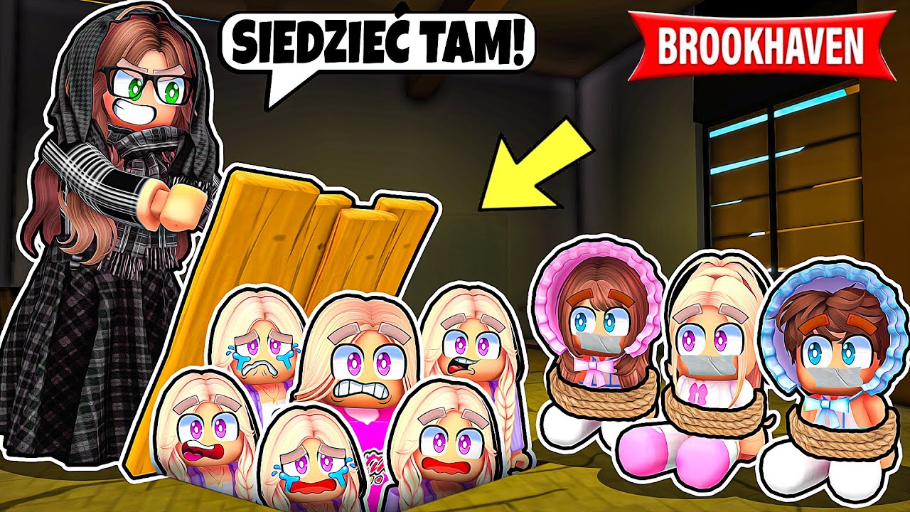 ZOSTAŁYŚMY UWIĘZIONE TU NA ZAWSZE PRZEZ NIĄ... na BROOKHAVEN w ROBLOX! TO KONIEC? 😲