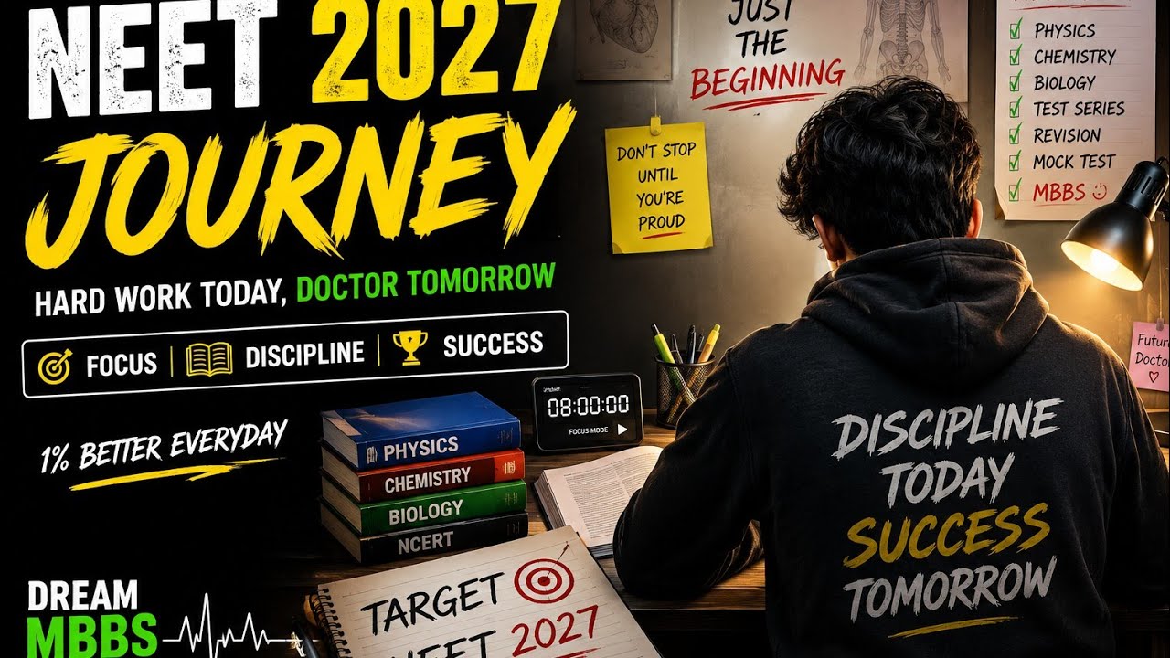 Neet 2027 journey plan....
