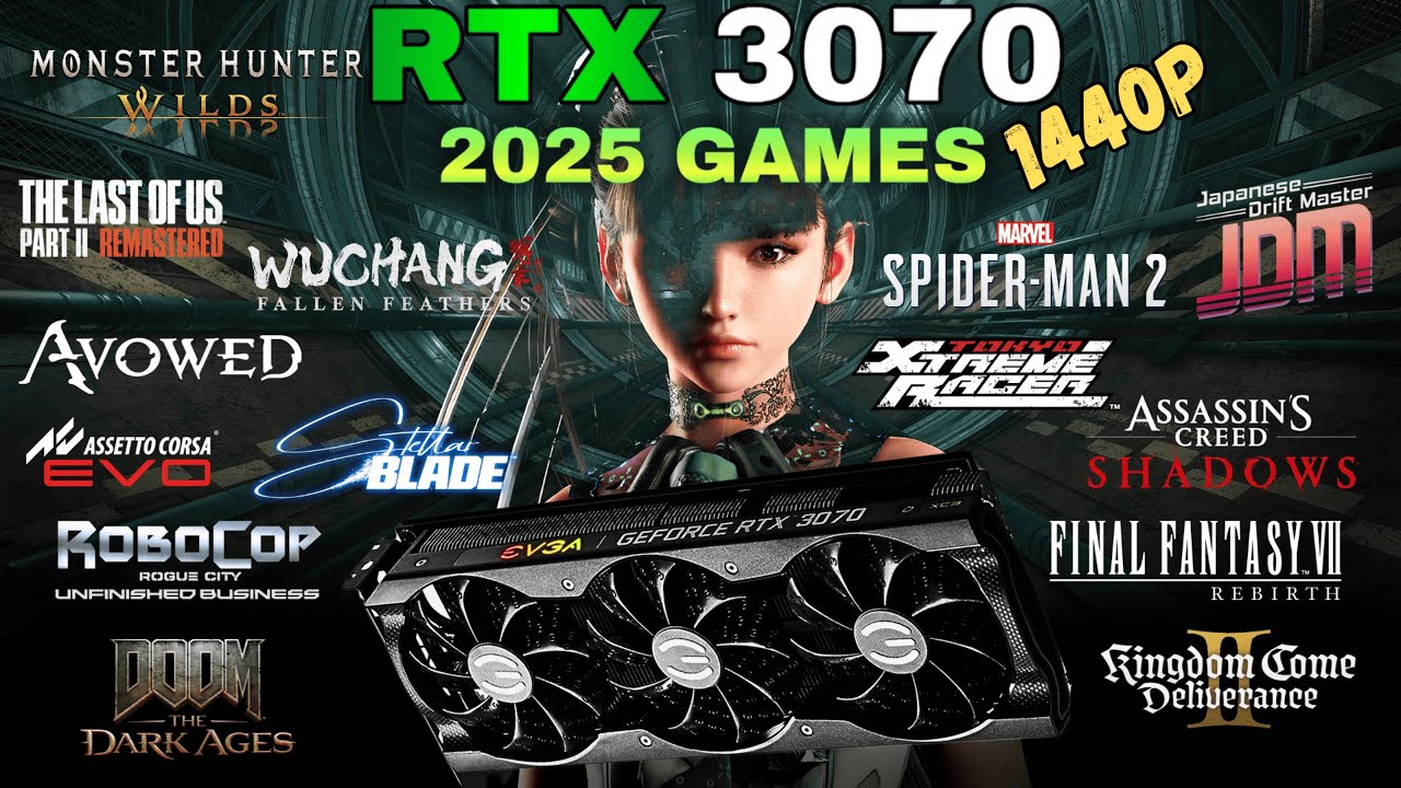 RTX 3070 in 2025 Games | 1440p Benchmark | Still a 1440p GPU?