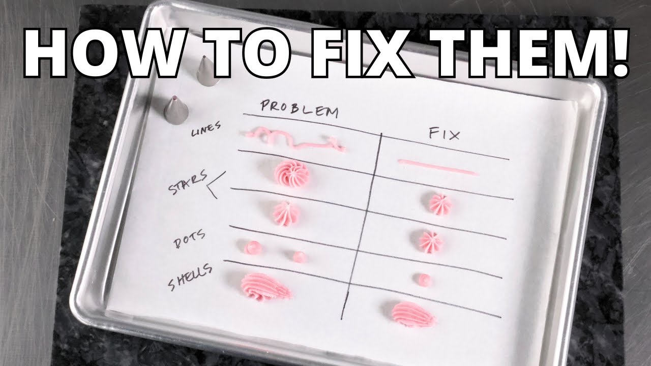 5 Common Piping Problems | Cake Decorating Tutorial