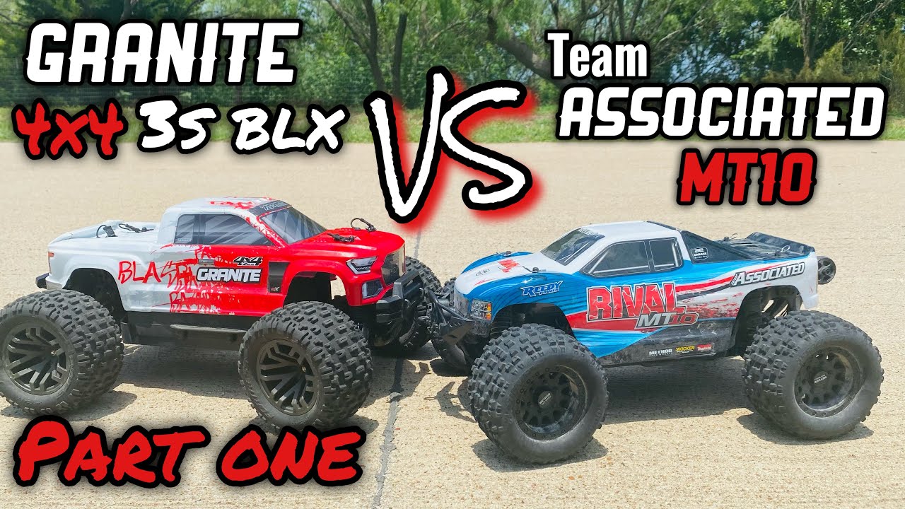 Arrma Granite 4x4 3s blx | vs. | Team  Associated Mt10 | comparison pt.1