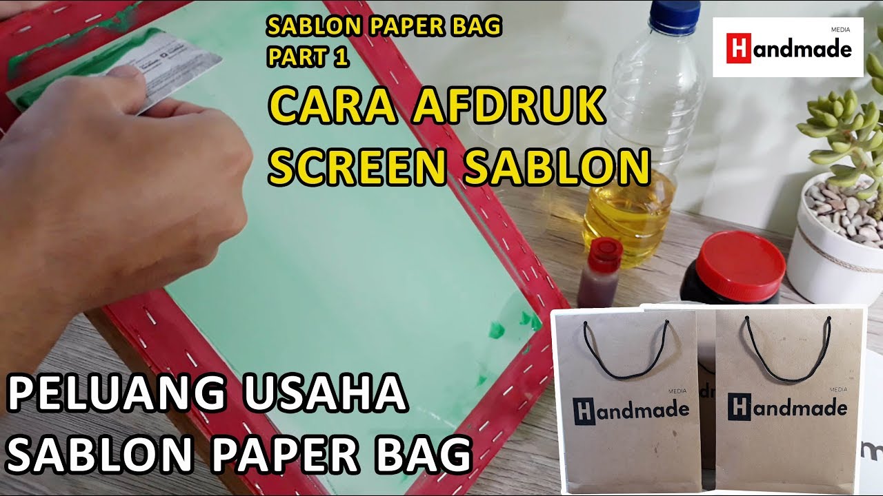 CARA SABLON PAPER BAG PART I  AFDRUK SCREEN SABLON