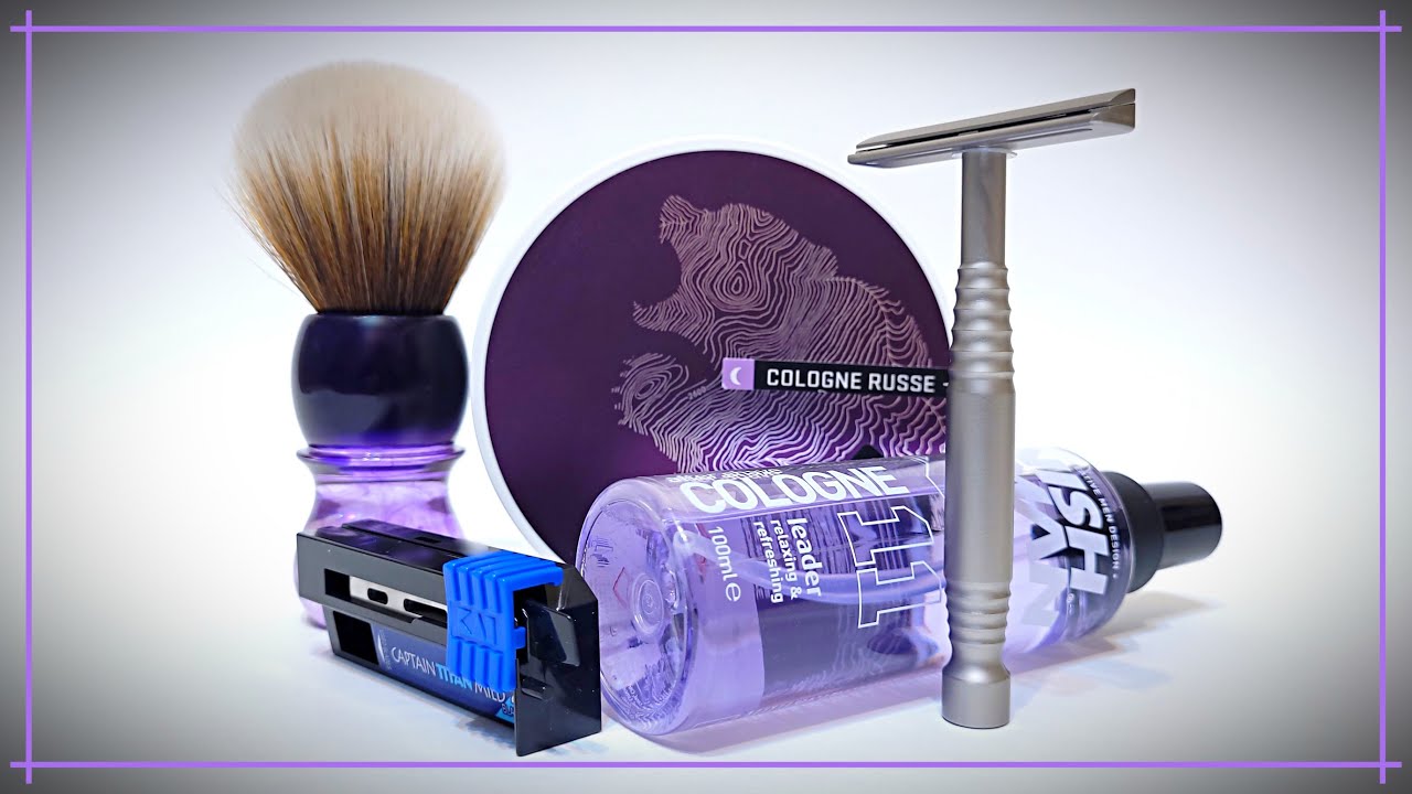 Бритье! Yaqi "Remus" - Kai "CTM" - Yaqi "Purple Haze Mew" - B&M "Cologne Russe" - Nish Man "№11"