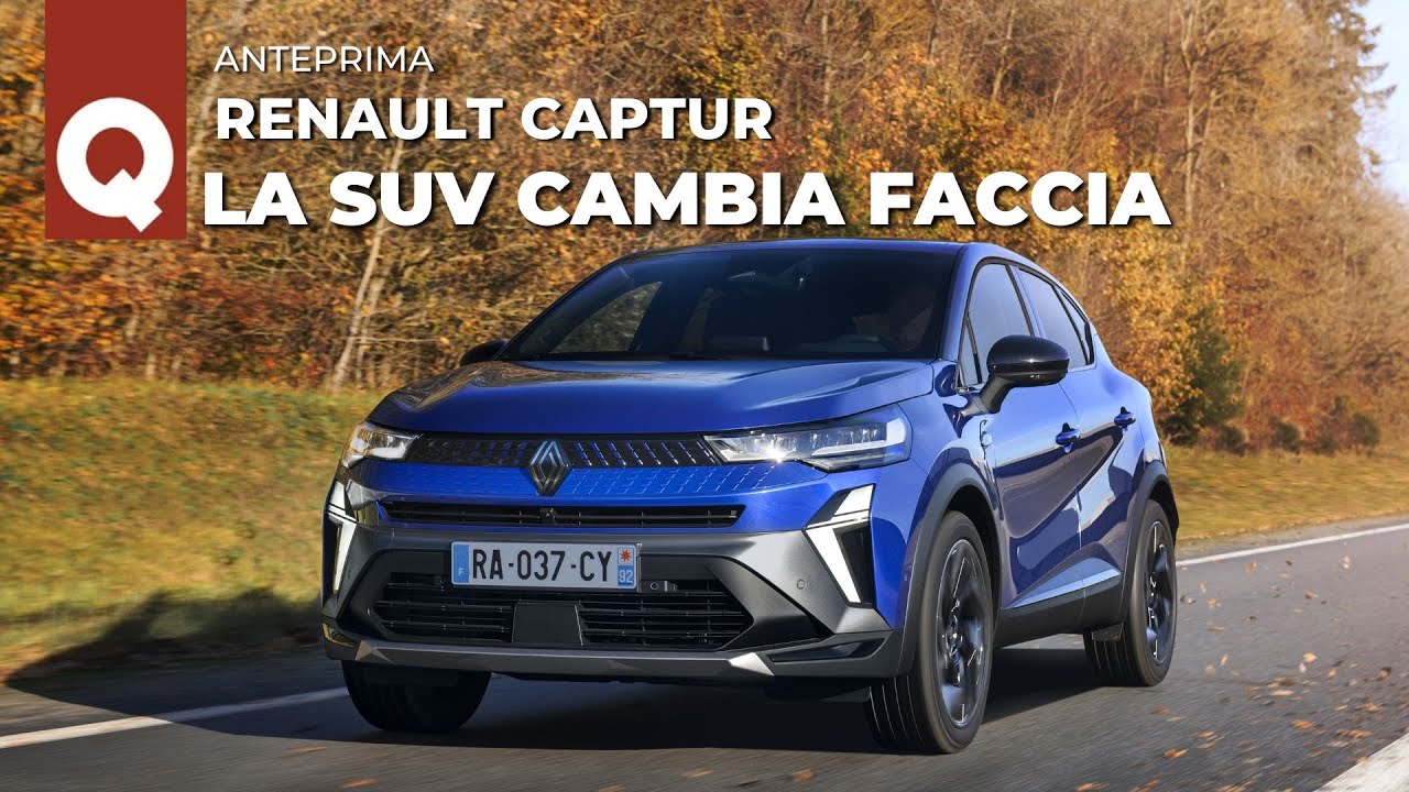Renault CAPTUR 2024: TUTTE le novità del restyling (interni, tecnologia e motori)