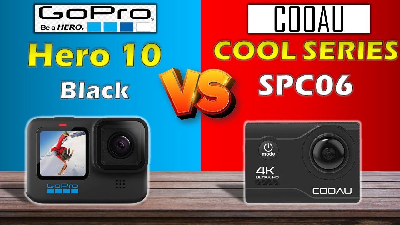 COOAU COOL SERIES SPC06 VS GOPRO HERO 10 BLACK COMPARISON !