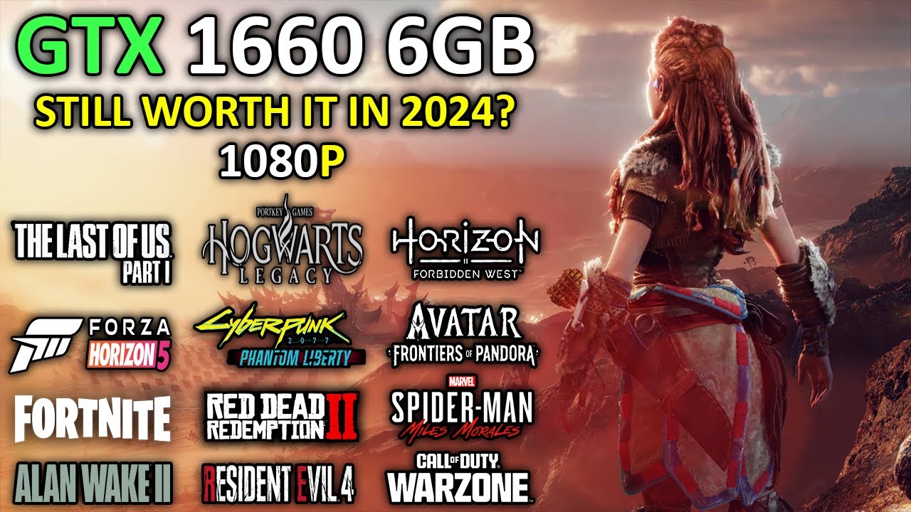 GTX 1660 6GB in 2024 | Test in 25 New Games | 1080p | Detailed Test 🔥