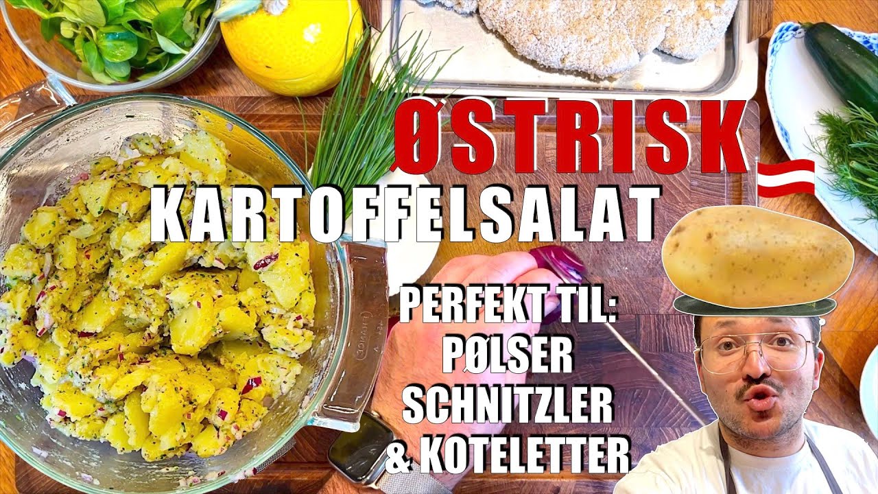 Billigt, friskt og lækkert kartoffelsalat til din grillfest