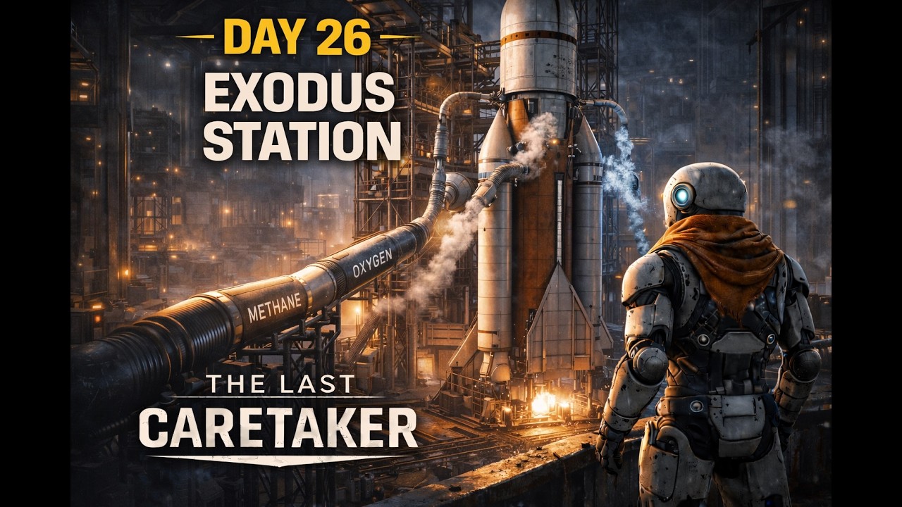 The Last Caretaker | Day 26 | Fueling the Rocket, Powering Control & A Lazarus Pod Mistake