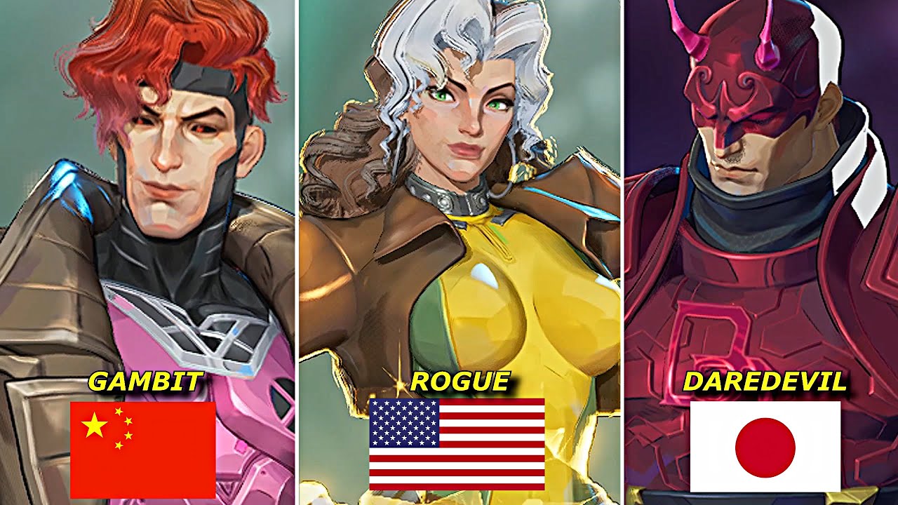 Marvel Rivals - ВСЕ 45 героев говорят на разных языках