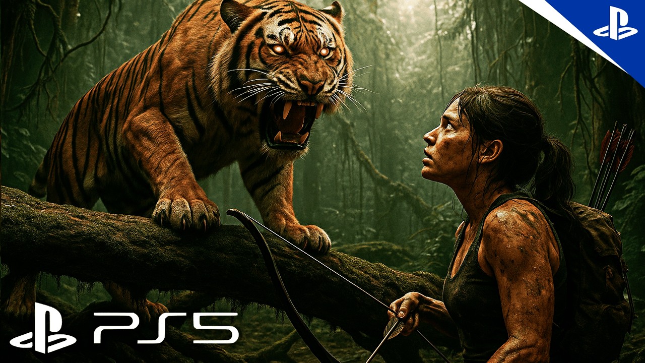 SOBREVIVENDO AO INFERNO NA AMAZÔNIA! Tomb Raider - PS5 [Imersão Realista 4K 60FPS HDR]
