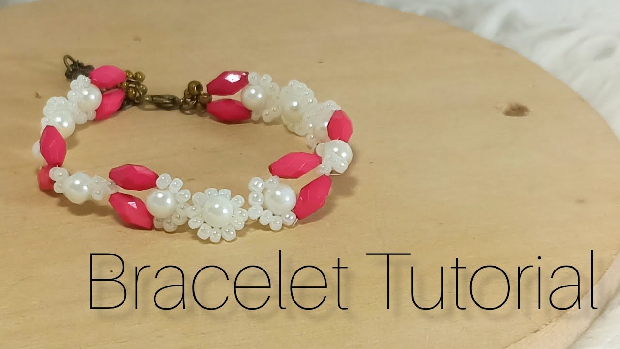 Easy Seed bead Bracelet with beautiful pattern|Beaded Bracelet Tutorial for beginners