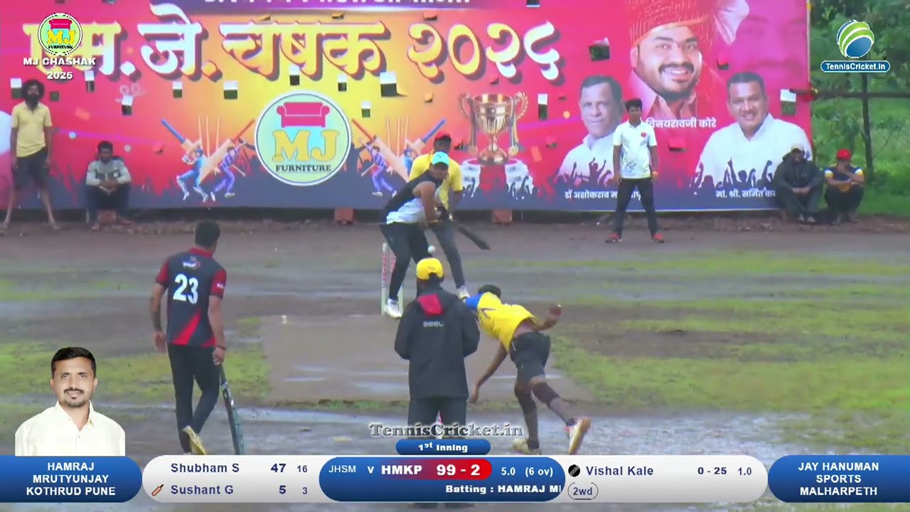 SHUBHAM SHELKE 20 BALL 63 RUNS MJ CHASHAK 2025