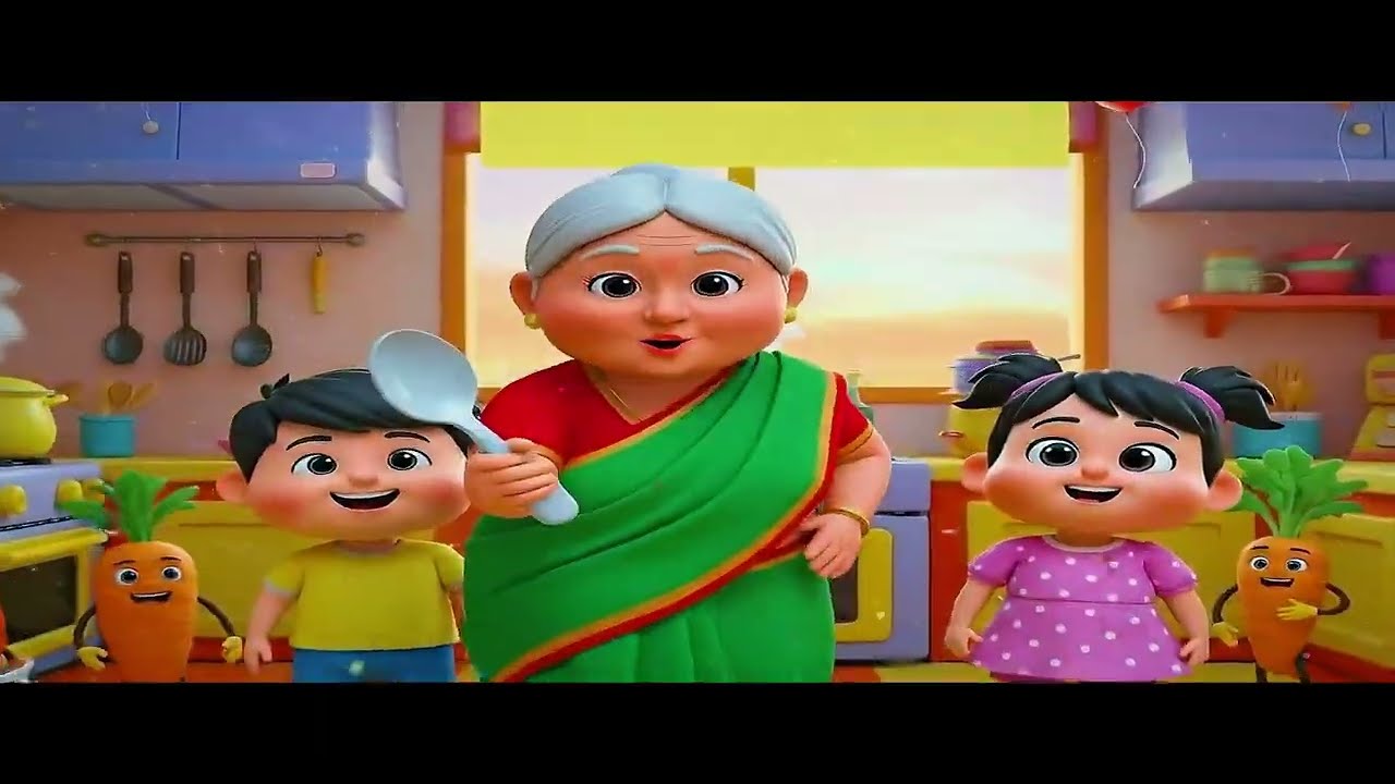 नानी के रसोई में जादू | Nani Ke Rasoi Mein Jadoo | KaluBaluTV | Funny Hindi Kids Song