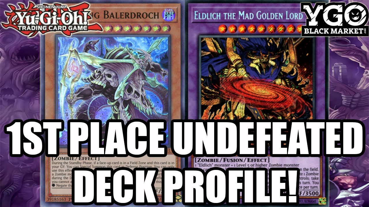 Yu-Gi-Oh!| 1st Place YBM Case Tournament Zombie Eldlich Deck Profile! [Ft. Pavle Medvidovic]