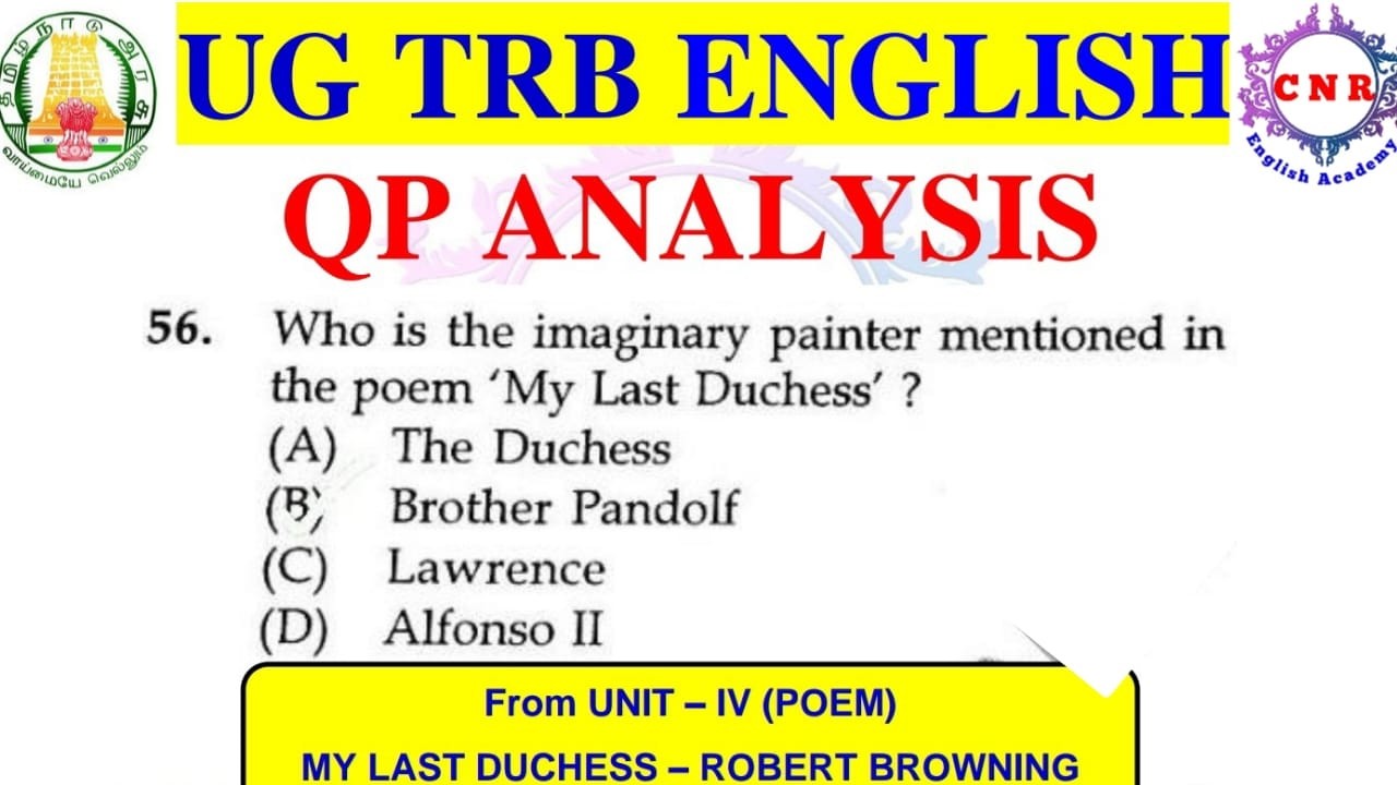 UG TRB | ENGLISH | PYQ Analysis | 2023 | Part 2