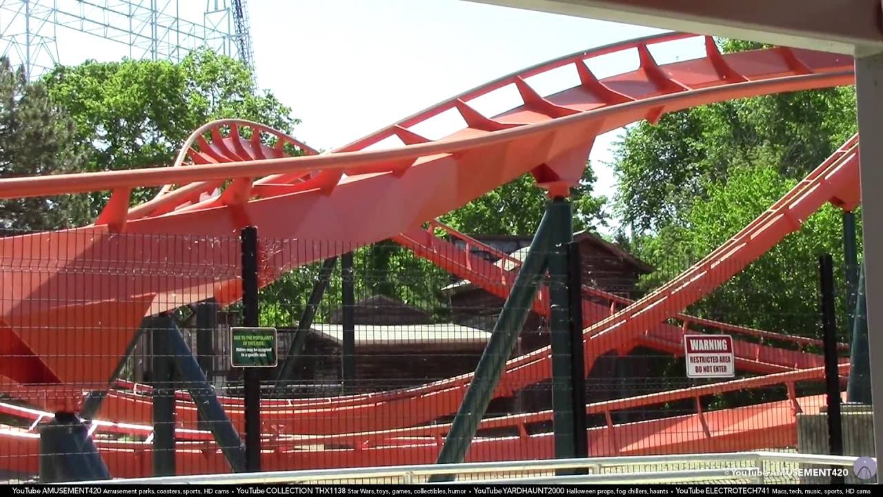 Rougarou Cedar Point 3/6 Line Queue POV Canon HF R400 HD Sample AVCHD