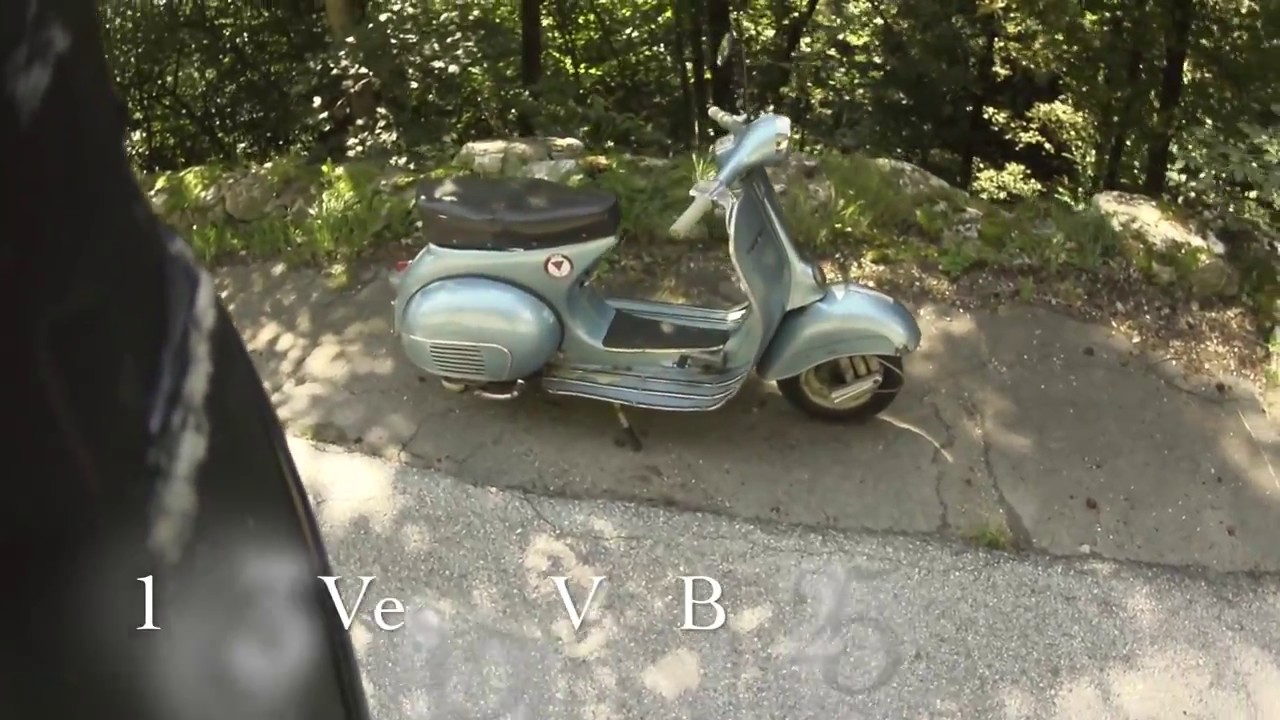 Piaggio Vespa 125 VNB 1963 test drive POV