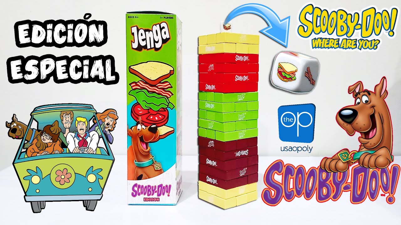 UNBOXING JENGA EDICIÓN SCOOBY-DOO! /¿COMO JUGARLO CORRECTAMENTE? / MISTERIO A LA ORDEN THE OP GAMES