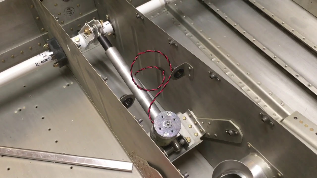 RV-10 Flap Motor Install